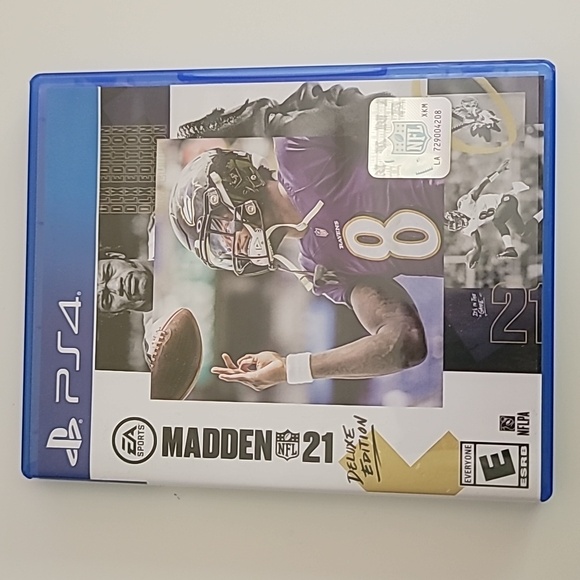 Playstation PS4 NFL Madden 21 Deluxe Edition Blu-Ray Disc - Picture 1 of 10